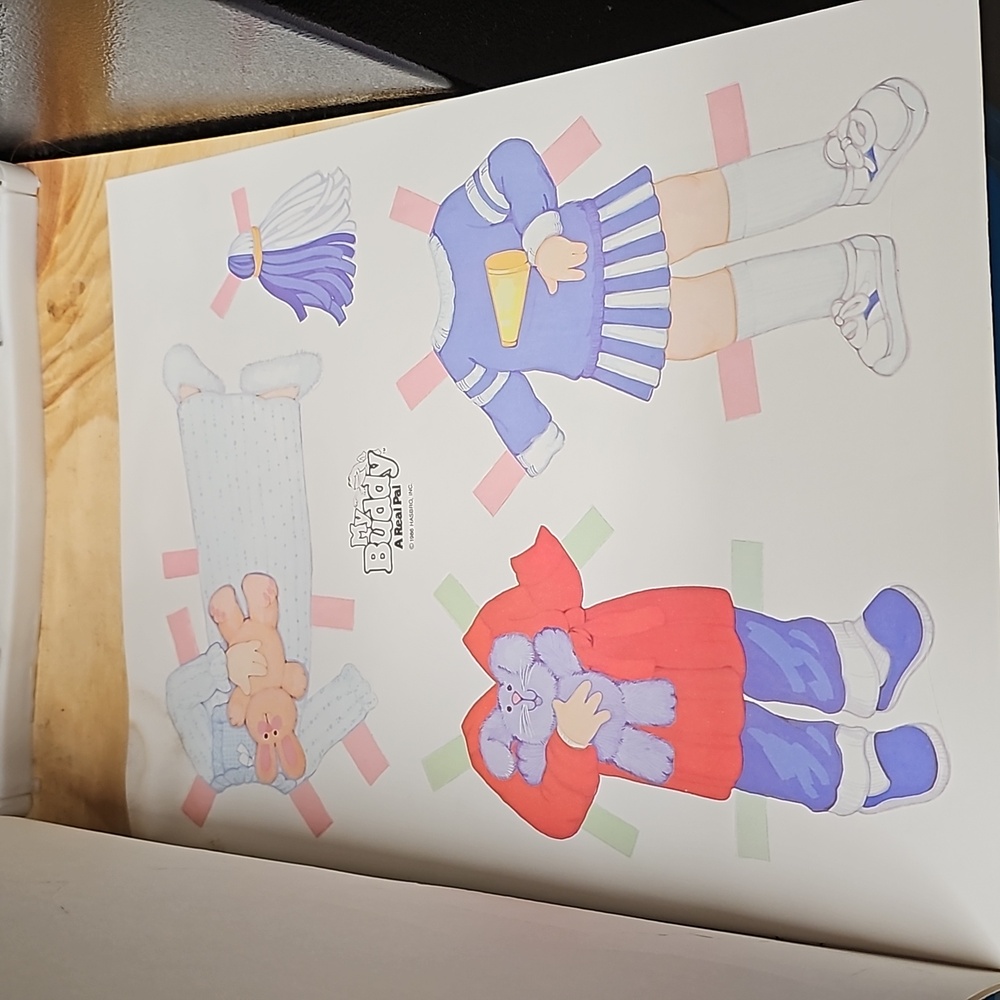 Vintage My Buddy doll paperdolls Golden books - Picture 13 of 16